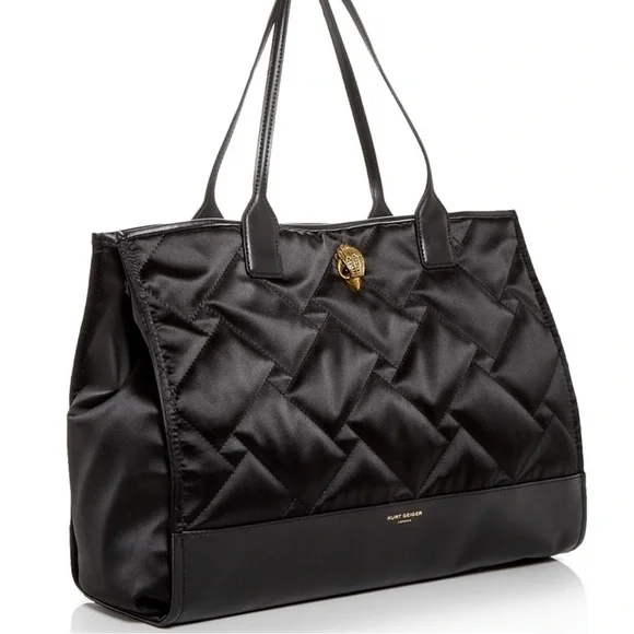 KURT GEIGER London Recycled Square Shopper Bag Black (Large) - Picture 2 of 10